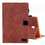 For Galaxy Tab A 10.5 / T590 Business Style Horizontal Flip Leather Case, with Holder & Card Slot & Photo Frame & Sleep / Wake-up Function(Brown)