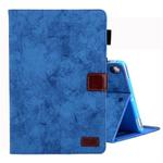 For iPad 10.2 inch Business Style Horizontal Flip Leather Case, with Holder & Card Slot & Photo Frame & Sleep / Wake-up Function(Blue)