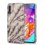 For Samsung Galaxy A70 TPU Gilt Marble Pattern Protective Case(Grey)