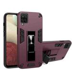 For Samsung Galaxy S20 FE 2 in 1 PC + TPU Shockproof Protective Case with Invisible Holder(Wine Red)