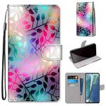 For Samsung Galaxy Note 20 Coloured Drawing Cross Texture Horizontal Flip PU Leather Case with Holder & Card Slots & Wallet & Lanyard(Translucent Glass)