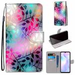 For Xiaomi Redmi 9A Coloured Drawing Cross Texture Horizontal Flip PU Leather Case with Holder & Card Slots & Wallet & Lanyard(Translucent Glass)