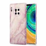 For Huawei Mate 30 Pro TPU Gilt Marble Pattern Protective Case(Pink)