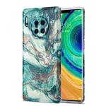 For Huawei Mate 30 Pro TPU Gilt Marble Pattern Protective Case(Green)