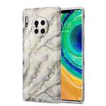 For Huawei Mate 30 Pro TPU Gilt Marble Pattern Protective Case(Grey)