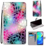 For Motorola Moto G Power (2020) Coloured Drawing Cross Texture Horizontal Flip PU Leather Case with Holder & Card Slots & Wallet & Lanyard(Translucent Glass)