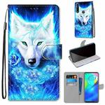 For Motorola Moto G Power (2020) Coloured Drawing Cross Texture Horizontal Flip PU Leather Case with Holder & Card Slots & Wallet & Lanyard(Dick Rose Wolf)