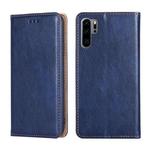 For Huawei P30 Pro PU + TPU Gloss Oil Solid Color Magnetic Horizontal Flip Leather Case with Holder & Card Slot & Wallet(Blue)