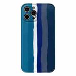 For iPhone 12 mini Rainbow IMD Shockproof TPU Protective Case (Blue)