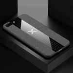 For iPhone SE 2022 / SE 2020 /  8 / 7 XINLI Stitching Cloth Texture Shockproof TPU Protective Case(Gray)