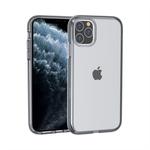 For iPhone 11 Pro Shockproof Terminator Style Transparent Protective Case(Grey)