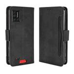 For UMIDIGI Bison Wallet Style Skin Feel Calf Pattern Leather Case with Separate Card Slot(Black)