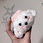 Knitted Cute Cartoon Plush Doll Protective Case for Apple AirPods 1/2