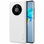 For Huawei Mate 40 NILLKIN Frosted Concave-convex Texture PC Protective Case(White)