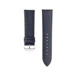 ROCK 22mm Business Style Leather  Watch Band for Huawei Watch(Blue)