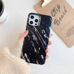 Frosted Laser TPU Protective Case For iPhone 11 Pro(Black Marble)