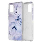 For Samsung Galaxy A71 Coloured Glaze Marble TPU + PC Protective Case(White)