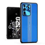 For Samsung Galaxy S20 Ultra Jianfeng Series TPU+ Metal Shockproof Protective Case(Blue)