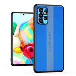 For Samsung Galaxy A72 5G Jianfeng Series TPU+ Metal Shockproof Protective Case(Blue)