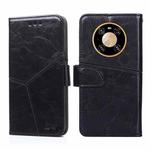 For Huawei Mate 40 Geometric Stitching Horizontal Flip TPU + PU Leather Case with Holder & Card Slots & Wallet(Black)