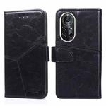 For Huawei nova 8 Pro 5G Geometric Stitching Horizontal Flip TPU + PU Leather Case with Holder & Card Slots & Wallet(Black)