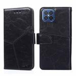 For Huawei nova 8 SE Geometric Stitching Horizontal Flip TPU + PU Leather Case with Holder & Card Slots & Wallet(Black)