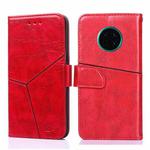 For Huawei Mate 30 Geometric Stitching Horizontal Flip TPU + PU Leather Case with Holder & Card Slots & Wallet(Red)