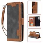 For Samsung Galaxy S21 5G Retro Splicing Horizontal Flip Leather Case with Card Slots & Holder & Wallet(Grey)