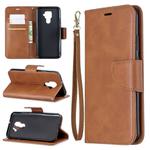 For Huawei Mate 30 Lite Retro Lambskin Texture Pure Color Horizontal Flip PU Leather Case with Holder & Card Slots & Wallet & Lanyard(Brown)