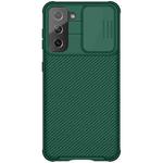 For Samsung Galaxy S21 5G NILLKIN Black Mirror Pro Series Camshield Full Coverage Dust-proof Scratch Resistant Phone Case(Green)