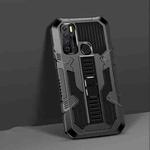 For Infinix Note7 Lite / Hot 9 Vanguard Warrior All Inclusive Double-color Shockproof TPU + PC Protective Case with Holder(Black)