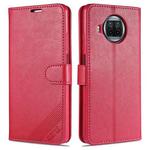 For Xiaomi Mi 10T Lite 5G / Redmi Note 9 Pro 5G AZNS Sheepskin Texture Horizontal Flip Leather Case with Holder & Card Slots & Wallet(Red)