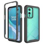 For OnePlus 9 Starry Sky Solid Color Series Shockproof PC + TPU Protective Case(Black)