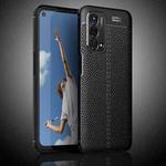 For OPPO A93 5G Litchi Texture Shockproof TPU Case(Black)