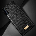 For Samsung Galaxy S21 5G SULADA Shockproof TPU + Handmade Leather Case(Black)