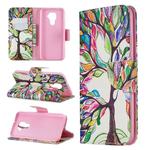 For Huawei Mate 30 Lite Colored Drawing Horizontal Flip Leather Case with Holder & Card Slots & Wallet(Life Tree)