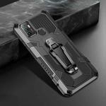 For OPPO A53 2020 / A32 Machine Armor Warrior Shockproof PC + TPU Protective Case(Black)