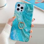 Shell Pattern TPU Phone Protective Case with Ring Holder For iPhone 11(Color Shell)