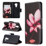 For Huawei Mate 30 Lite Pattern Colored Drawing Horizontal Flip Leather Case with Holder & Card Slots & Wallet(Lotus)