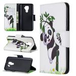 For Huawei Mate 30 Lite Pattern Colored Drawing Horizontal Flip Leather Case with Holder & Card Slots & Wallet(Panda)