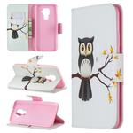 For Huawei Mate 30 Lite Pattern Colored Drawing Horizontal Flip Leather Case with Holder & Card Slots & Wallet(Eagle Tree)