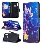 For Galaxy A10s Pattern Colored Drawing Horizontal Flip Leather Case with Holder & Card Slots & Wallet(Flower Butterfly)