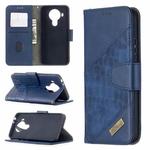 For Nokia 5.4 Matching Color Crocodile Texture Horizontal Flip PU Leather Case with Wallet & Holder & Card Slots(Blue)