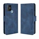 For Infinix Hot 10 / X682 Wallet Style Skin Feel Calf Pattern Leather Case with Separate Card Slots(Blue)