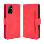 For Infinix Note 8 / X692 Wallet Style Skin Feel Calf Pattern Leather Case with Separate Card Slots(Red)