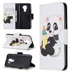 For Huawei Mate 30 Lite Pattern Colored Drawing Horizontal Flip Leather Case with Holder & Card Slots & Wallet(Bottle Panda)