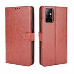 For Infinix Note 8 / X692 Retro Crazy Horse Texture Horizontal Flip Leather Case with Holder & Card Slots & Lanyard(Brown)