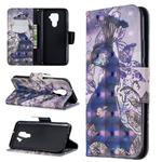 For Huawei Mate 30 Lite 3D Pattern Colored Drawing Horizontal Flip Leather Case with Holder & Card Slots & Wallet(Peacock)