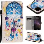 For iPhone 11 Pro Max 3D Painted Pattern Horizontal Flip Leather Case, with Wallet & Holder & Card Slots & Lanyard(Wind Chimes)