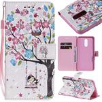 For LG Stylo 5 3D Painted Pattern Horizontal Flip Leather Case, with Wallet & Holder & Card Slots & Lanyard(Girl Under The Tree)